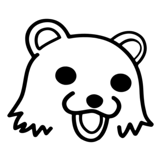 Pedo Bear Decal (Black)